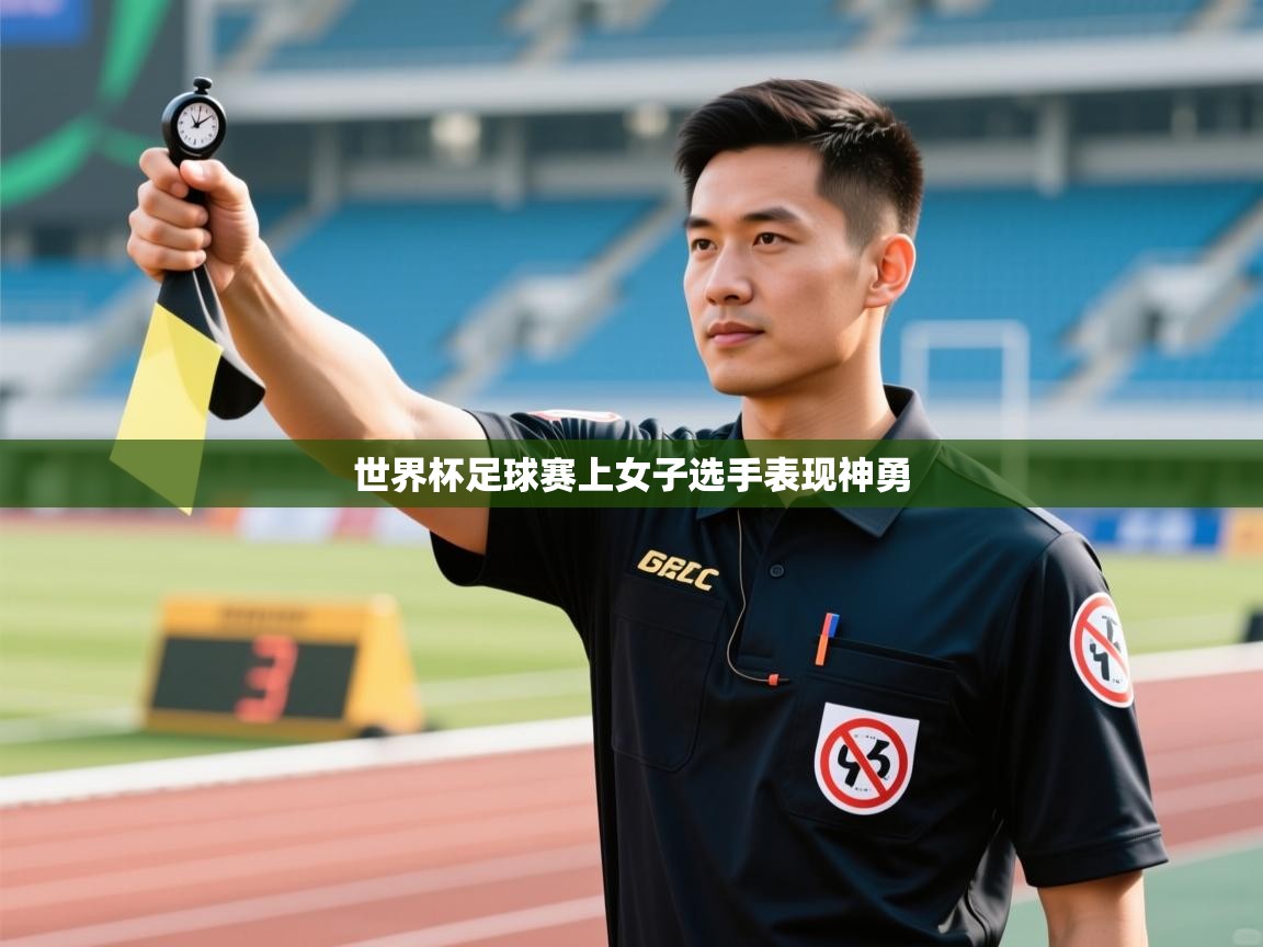 世界杯足球赛上女子选手表现神勇