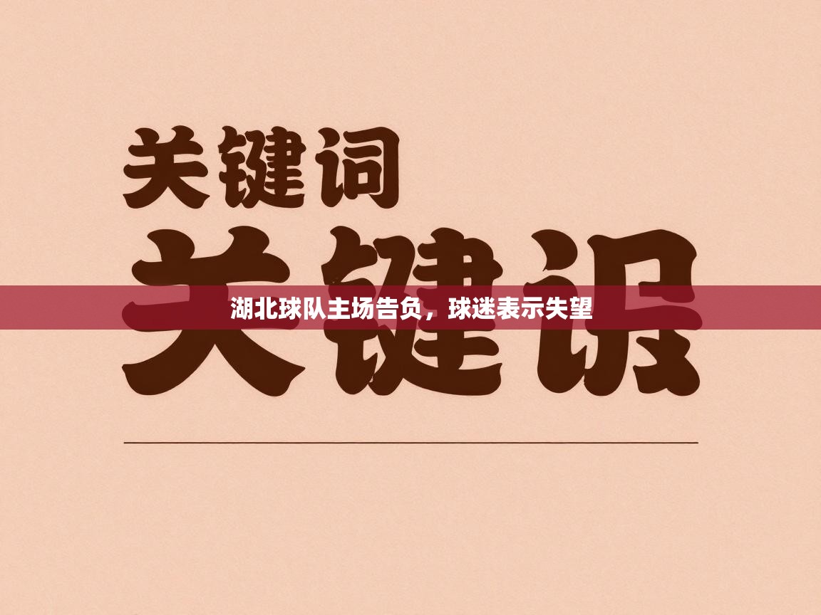 湖北球队主场告负，球迷表示失望  第2张